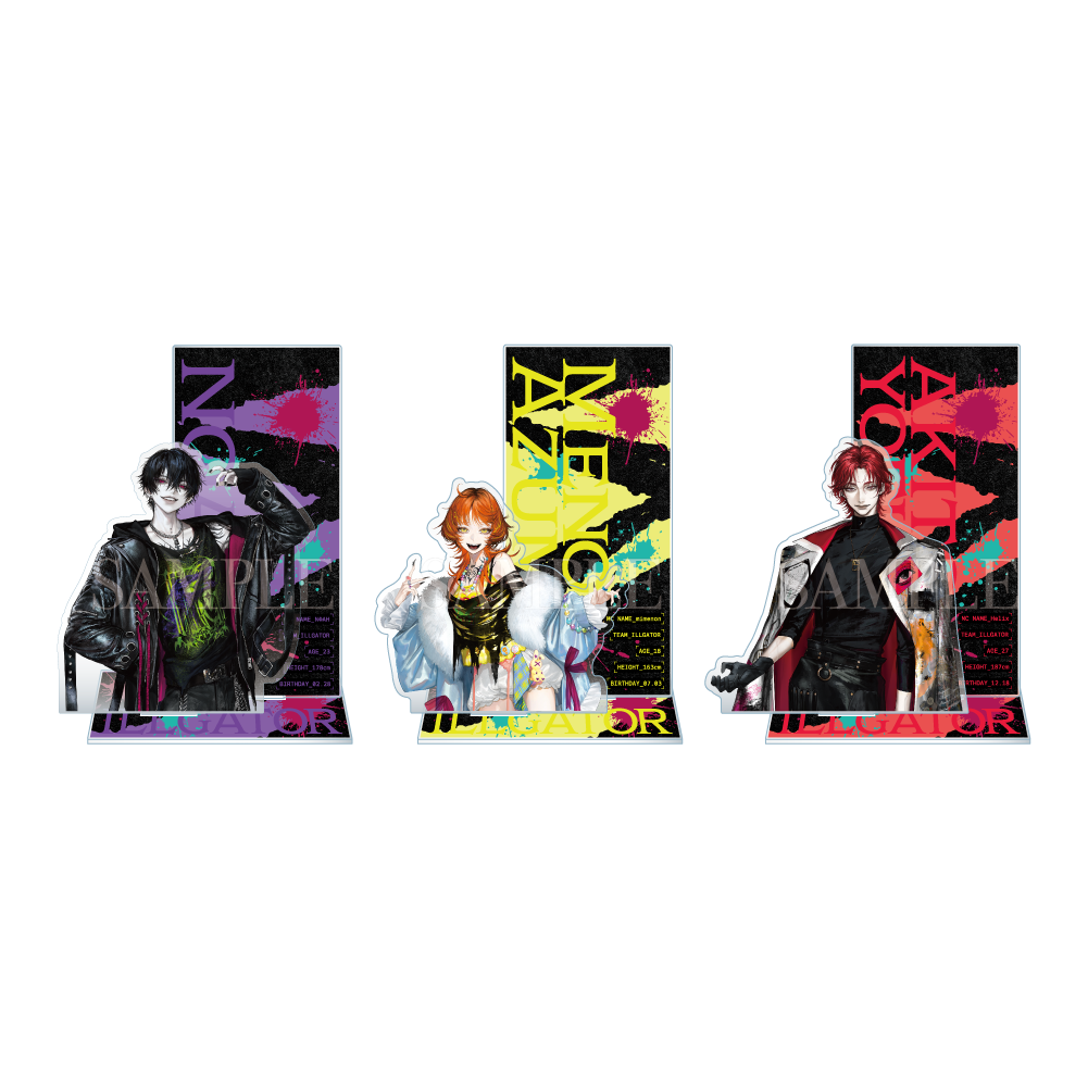アクリルスタンド　特典・ultivoコラボ Paradox Live ILLGATOR アクリルスタンド – GCRESTORE ジークレストア