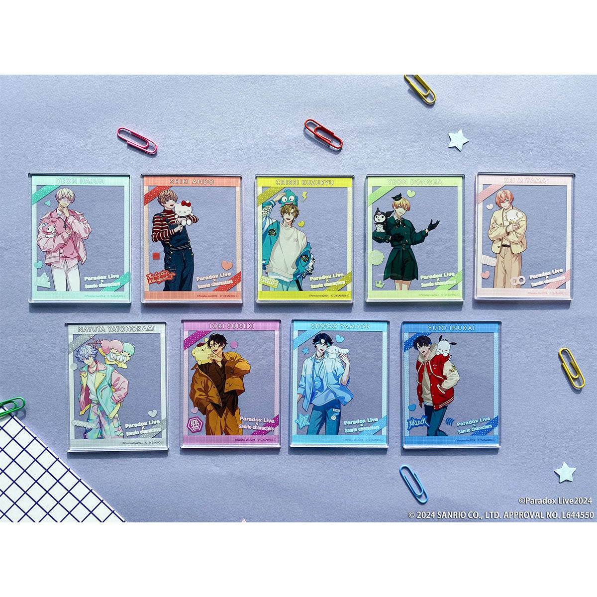 再販】Paradox Live × Sanrio characters アクリルフォトカード 