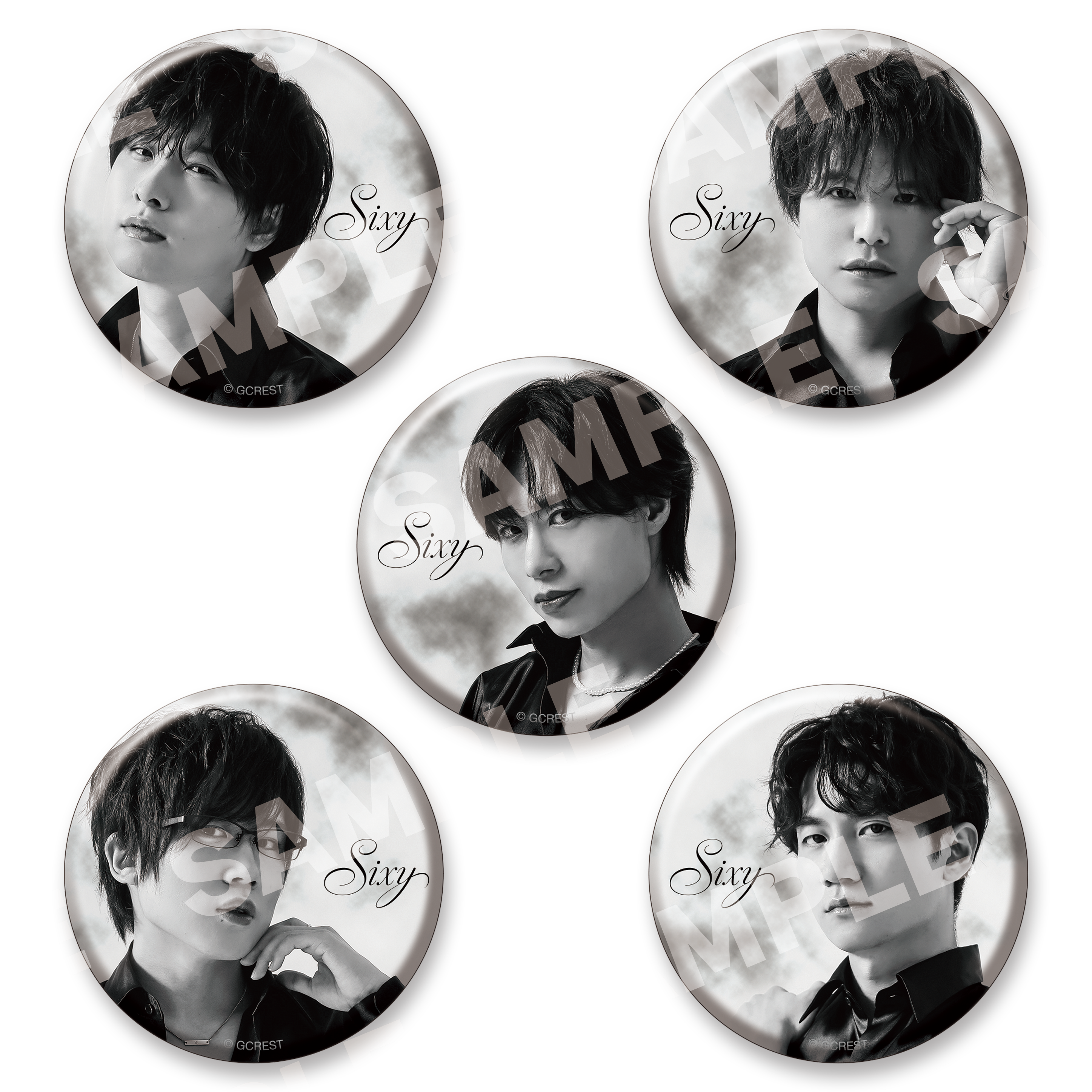 GOALOUS5 缶バッジ 『Sixy』モノクロ Ver.(ブラインド GOALOUS5 缶バッジ 『Sixy』モノクロ Ver.(ブラインド