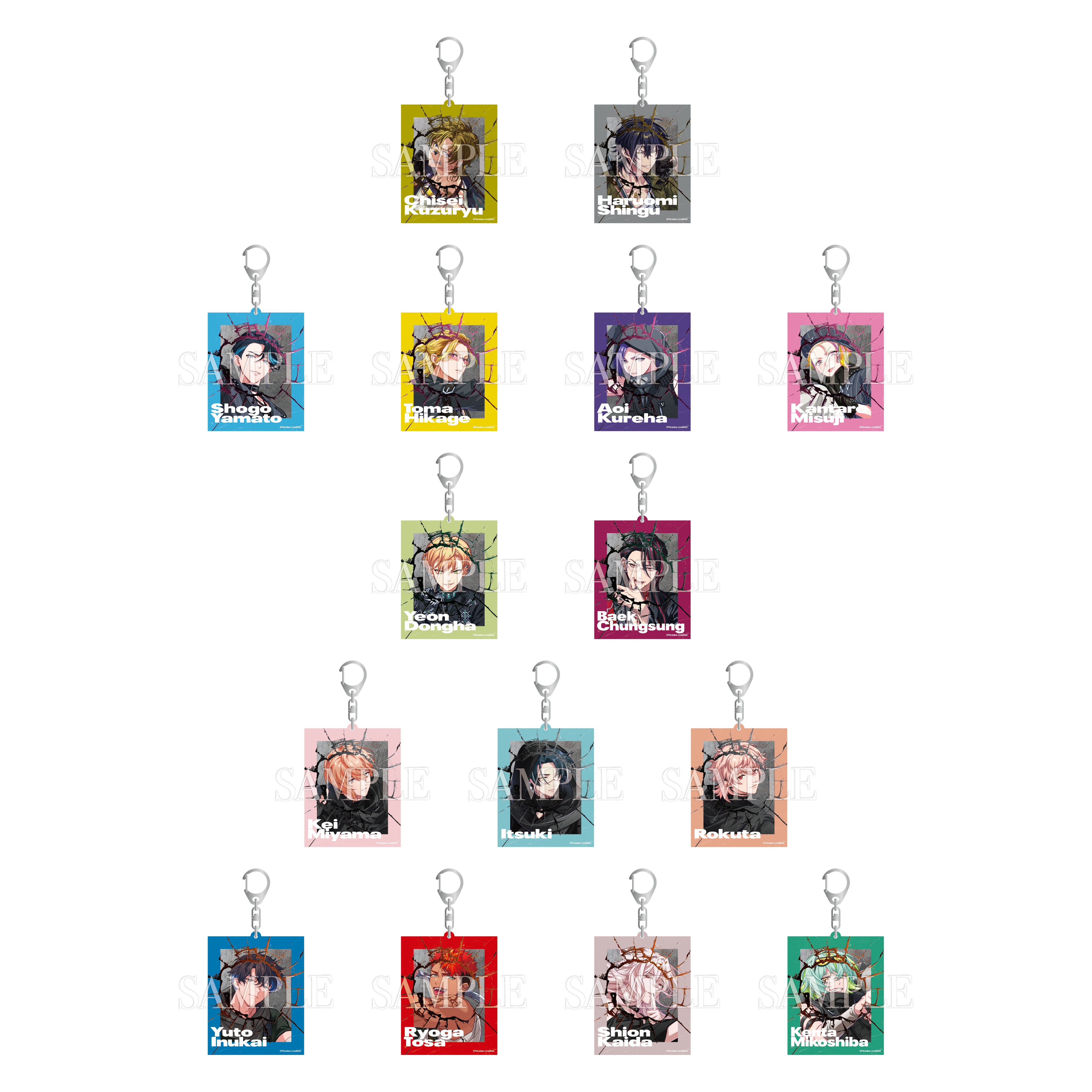 Paradox Live 6th Anniversary アクリルキーホルダー Ver.2 Paradox Live 6th Anniversary アクリルキーホルダー Ver.2