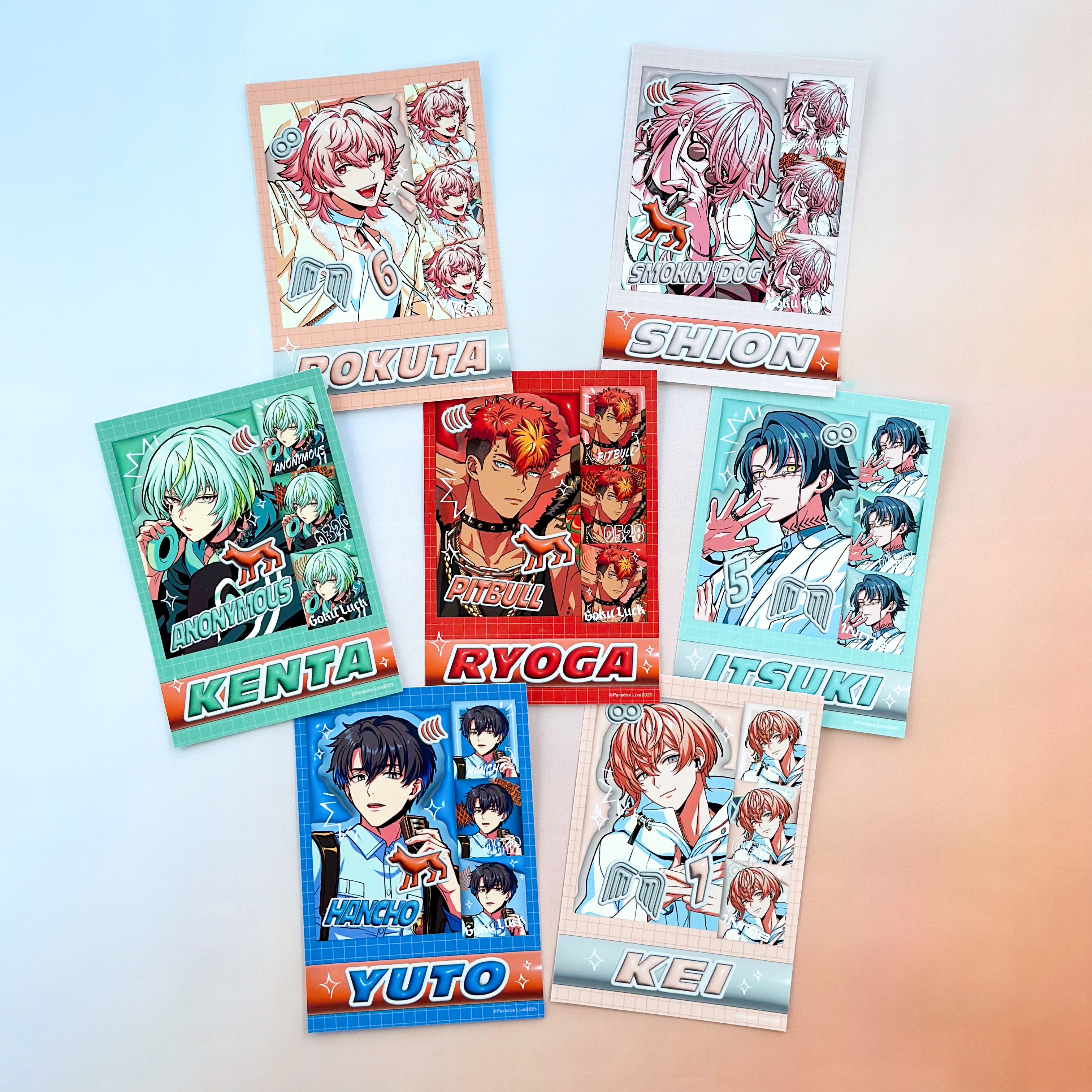 Paradox Live ぷっくりデザイン プリントシール風ステッカー Ver.2