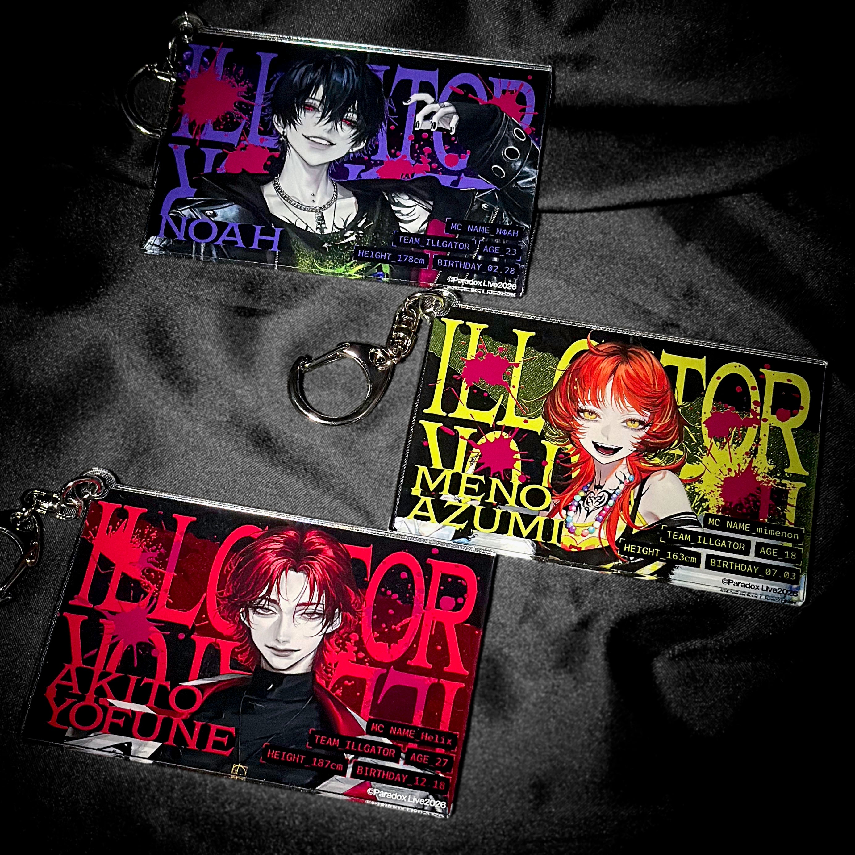 Paradox Live ILLGATOR アクリルキーホルダー – GCRESTORE ジークレストア