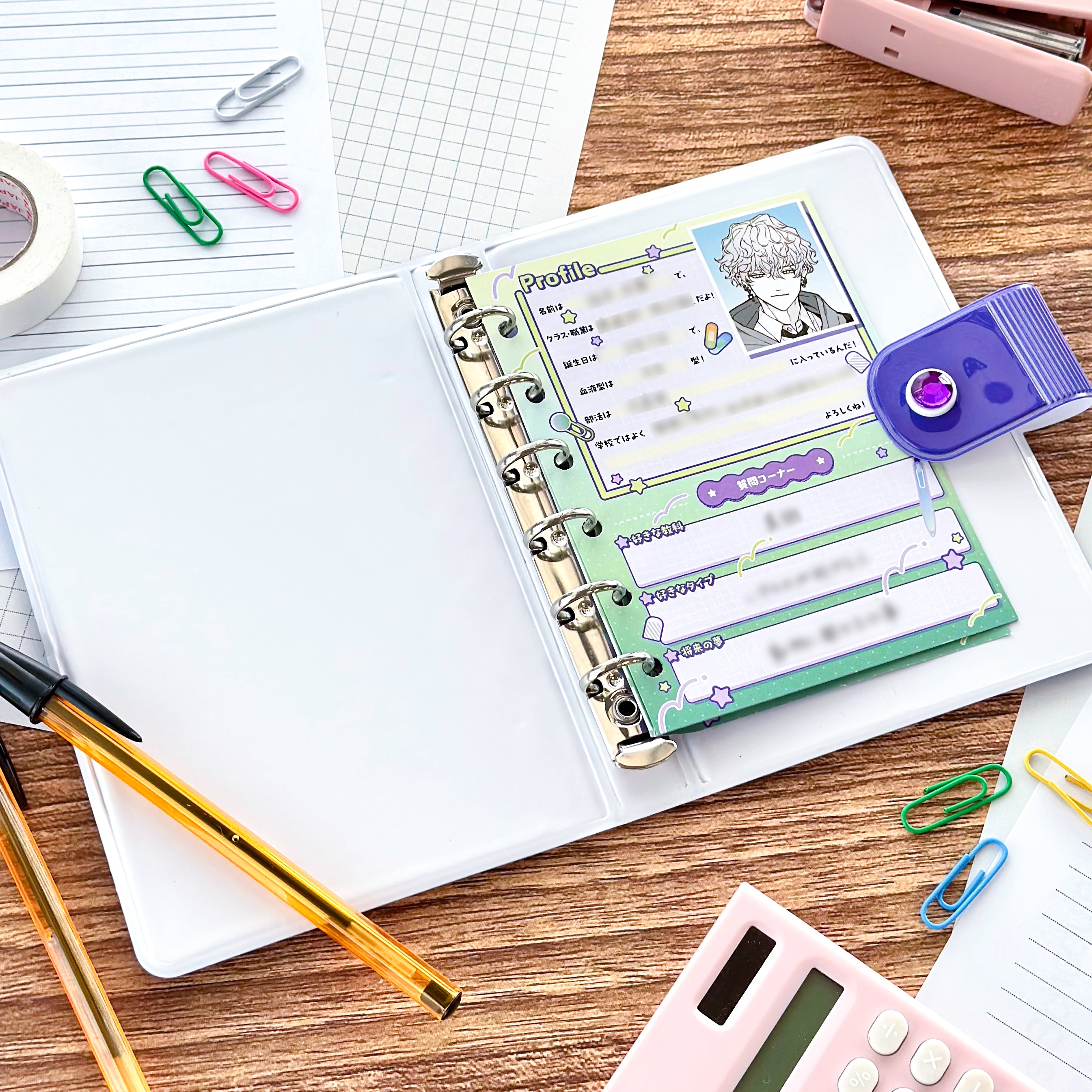 Paradox Live パララブ学園 プロフィール帳 Ver.2 – GCRESTORE ジーク