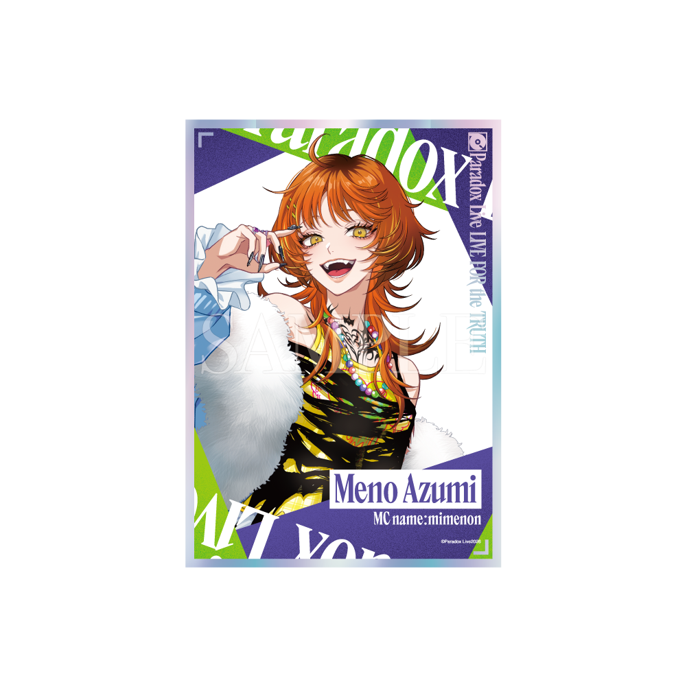 Paradox Live -LIVE FOR the TRUTH- クリア色紙 Ver.1 – GCRESTORE Paradox Live -LIVE FOR the TRUTH- クリア色紙 Ver.1 – GCRESTORE