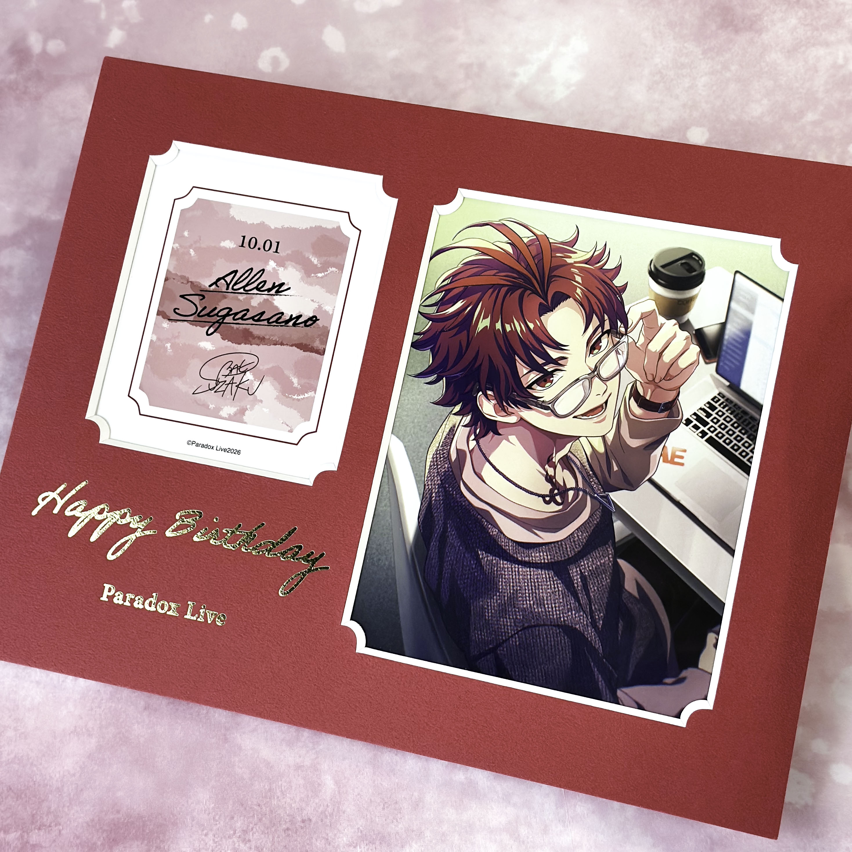 Paradox Live BIRTHDAY GOODS 2026 朱雀野 アレン – GCRESTORE ジーク