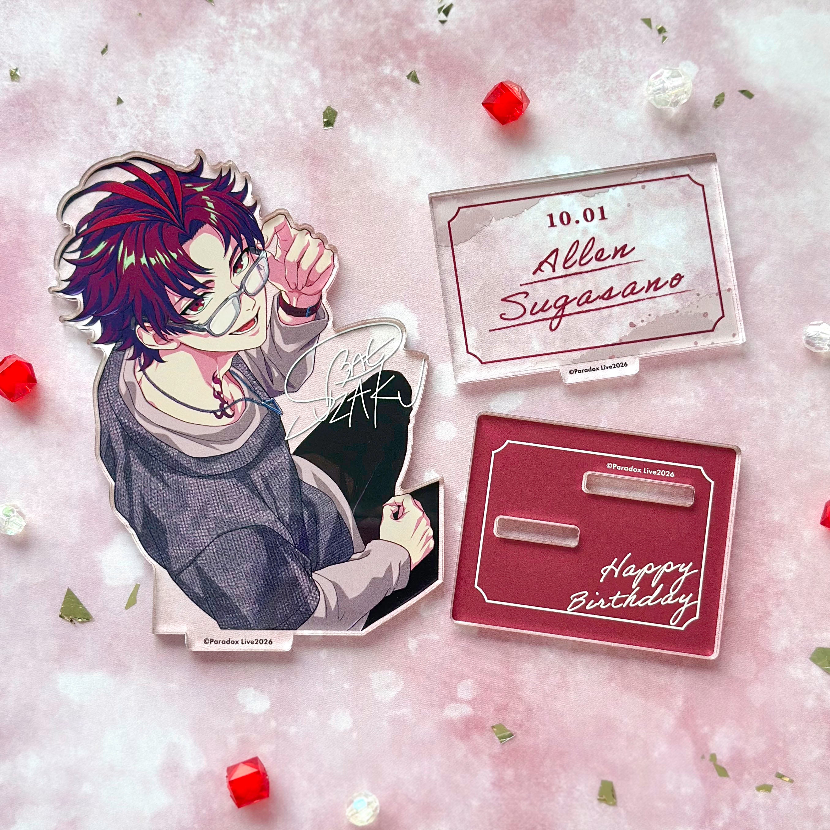 Paradox Live BIRTHDAY GOODS 2026 朱雀野 アレン – GCRESTORE ジーク