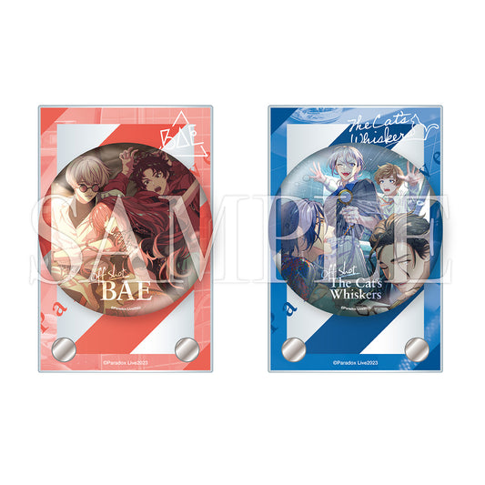 Paradox Live 会关闭 - 镜头徽章＆Can Badge Stand Set