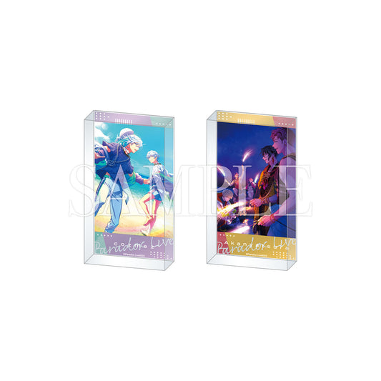 Paradox Live Trust off shot acrylic block