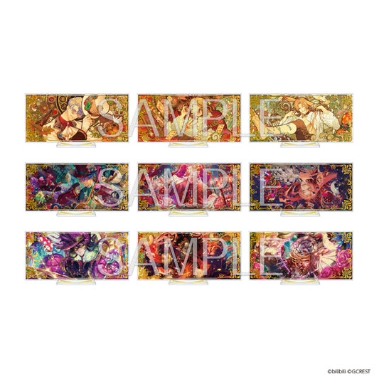 夢職人と忘れじの黒い妖精 ワンダー・ティーパーティ 箔押しアクリルスタンド