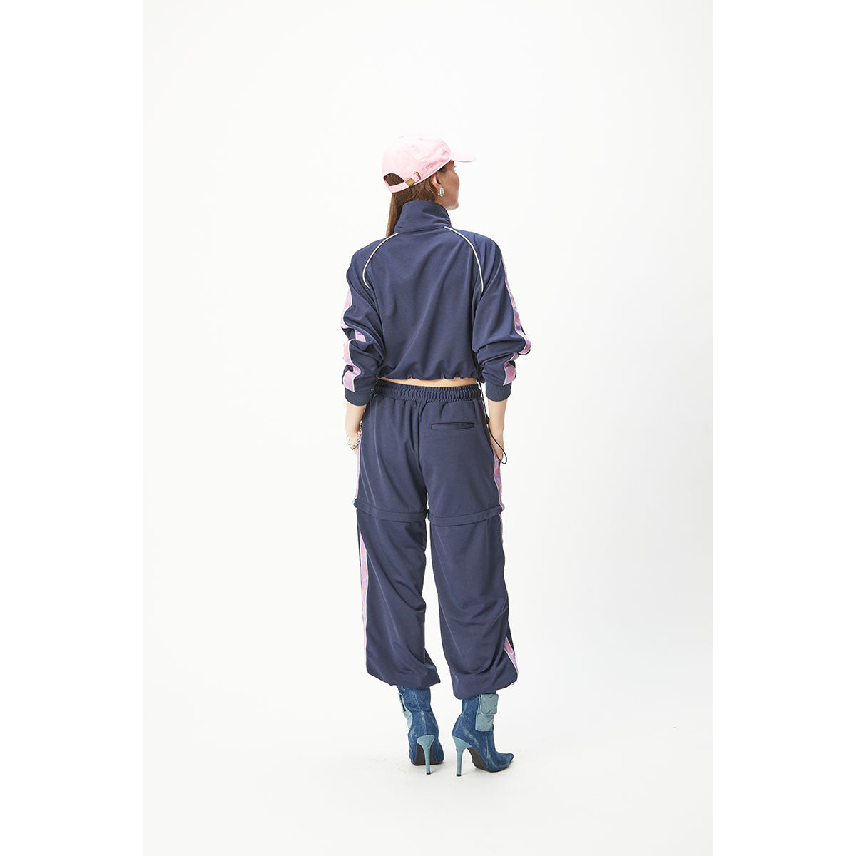 SWANK Detachable Track Pants (Navy) – GCRESTORE ジークレストア