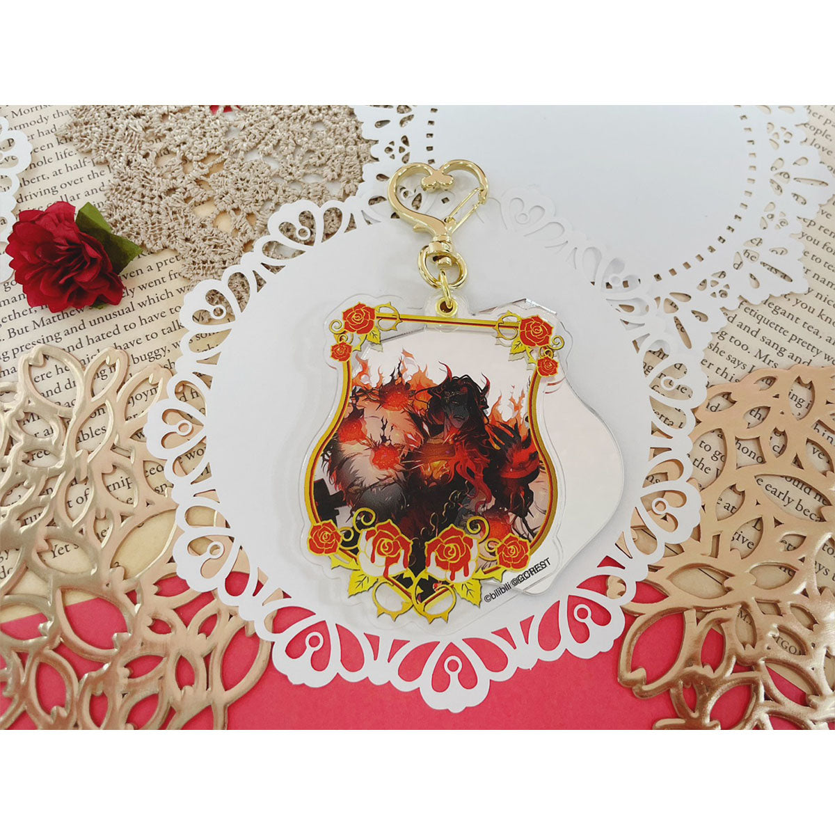 夢職人と忘れじの黒い妖精 ワンダー・ティーパーティ ミラーアクリル