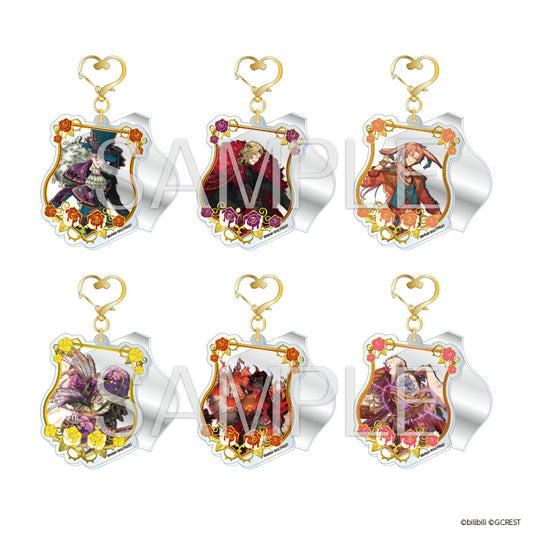 Dream Meister and the Recollected Black FairyWonder Tea PartyMirrorAcrylic key chain