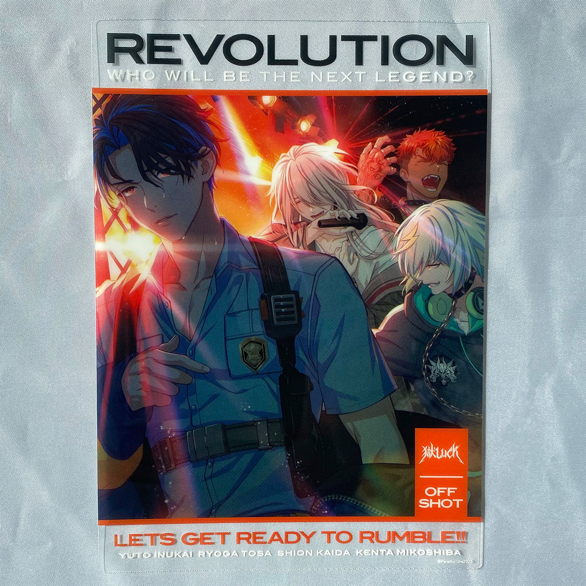 Paradox Live REVOLUTION オフショット クリアカード
