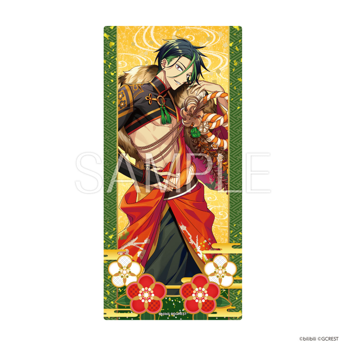 夢職人と忘れじの黒い妖精 新春万福・幸う年を君と ロングクリアカード