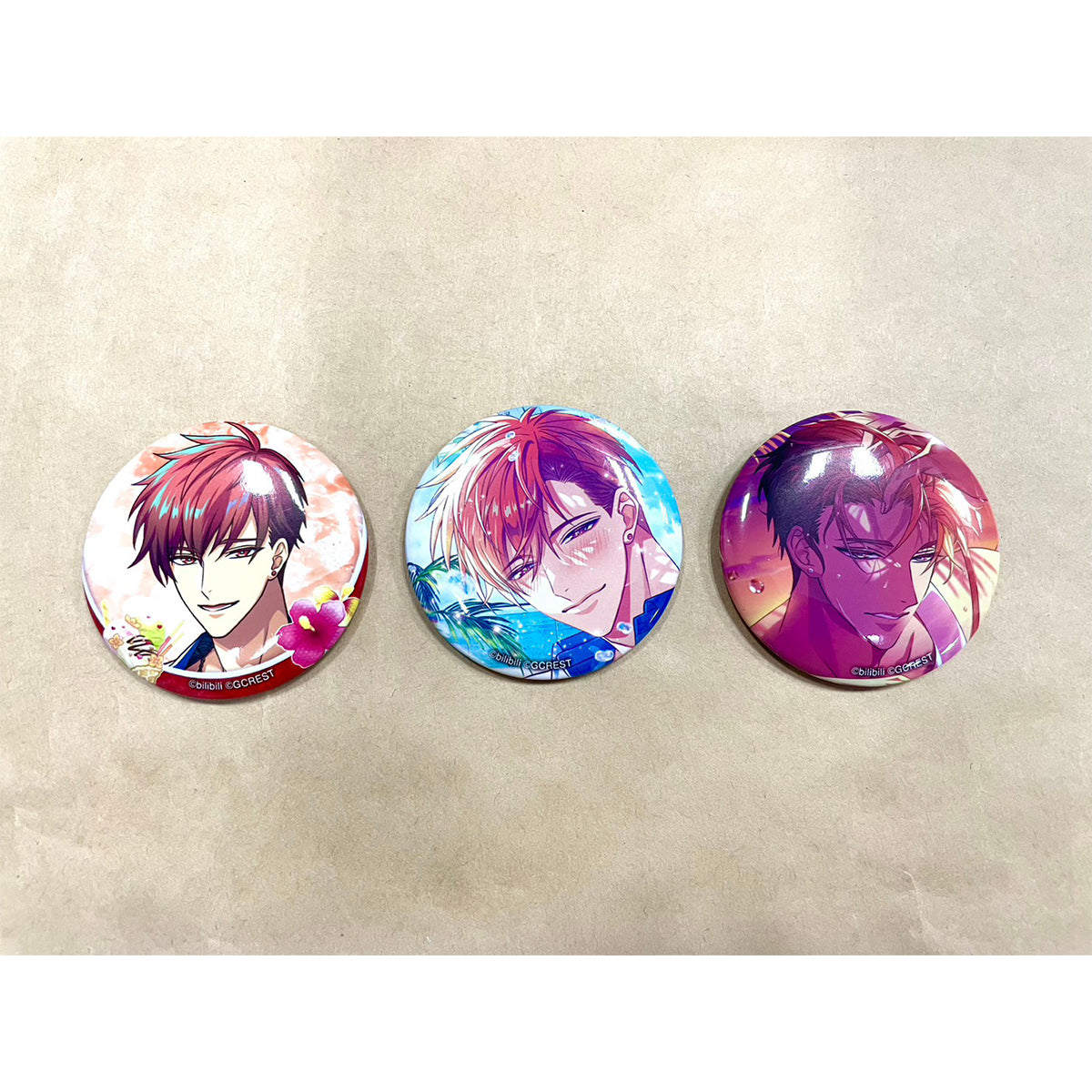 夢職人と忘れじの黒い妖精 夢見るアイスデート 缶バッジ