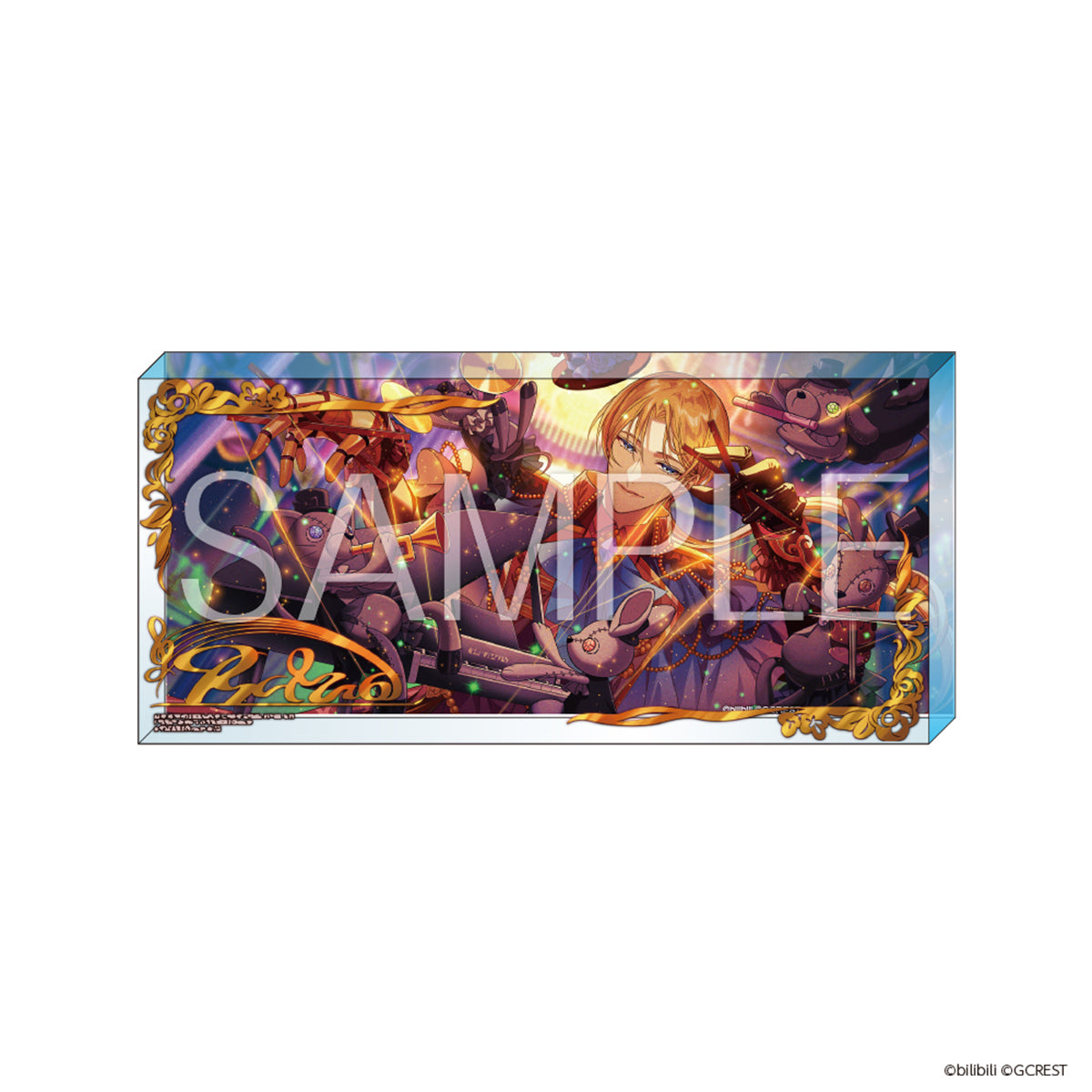 夢職人と忘れじの黒い妖精 想い焦がれる人形のアリア アクリルブロック