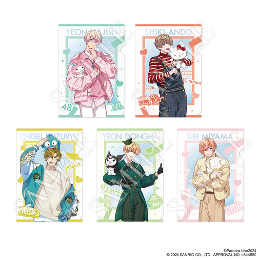 [Resale]Paradox Live × SANRIO CHARACTERS Hologram A4 Clear File Ver.1