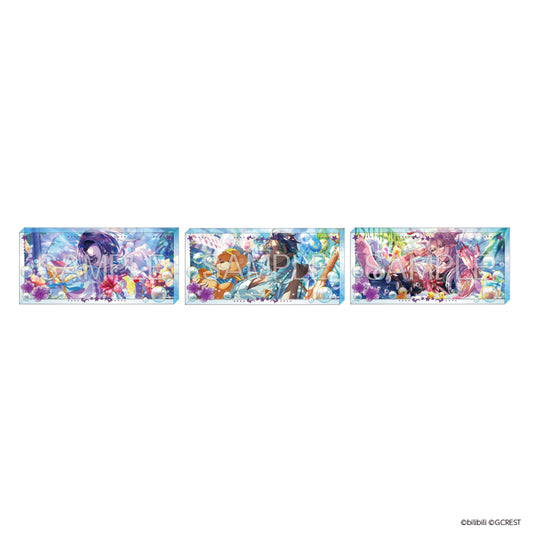 夢職人と忘れじの黒い妖精 海色フェアリーバカンス アクリルブロック