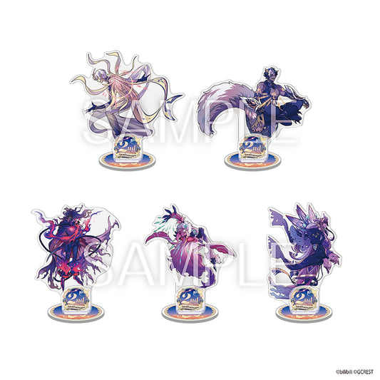 夢職人と忘れじの黒い妖精 2周年キービジュアル アクリルスタンド 黒妖精