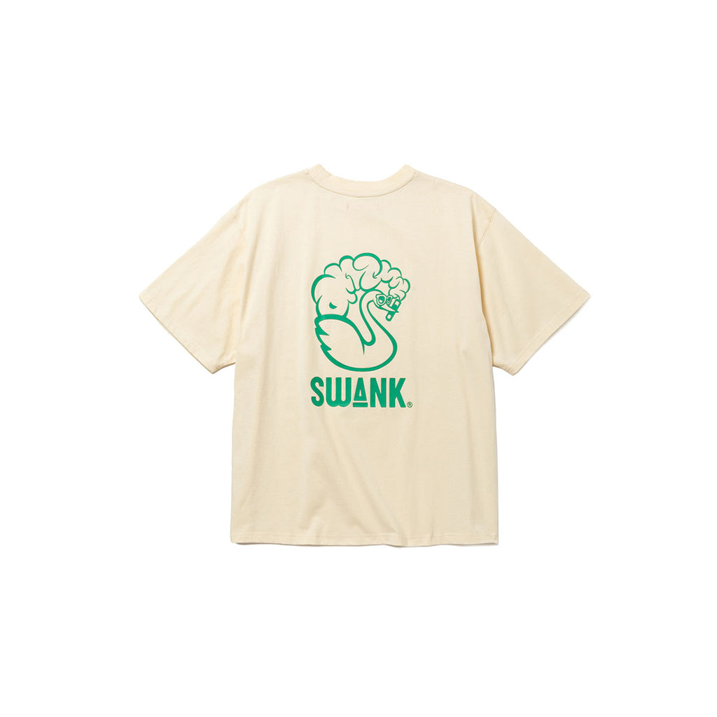SWANK Breeze Who cares? T-Shirt(Ivory)