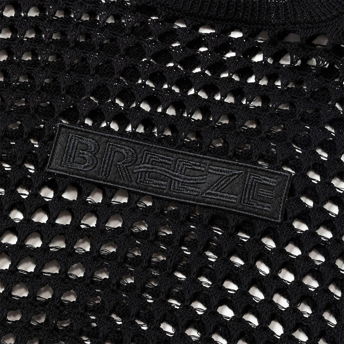 即日発送　新品タグ付　Pot French Sleeve Knit navy 満開の花が腕に咲くシアーショルダートップス（ニット/セーター