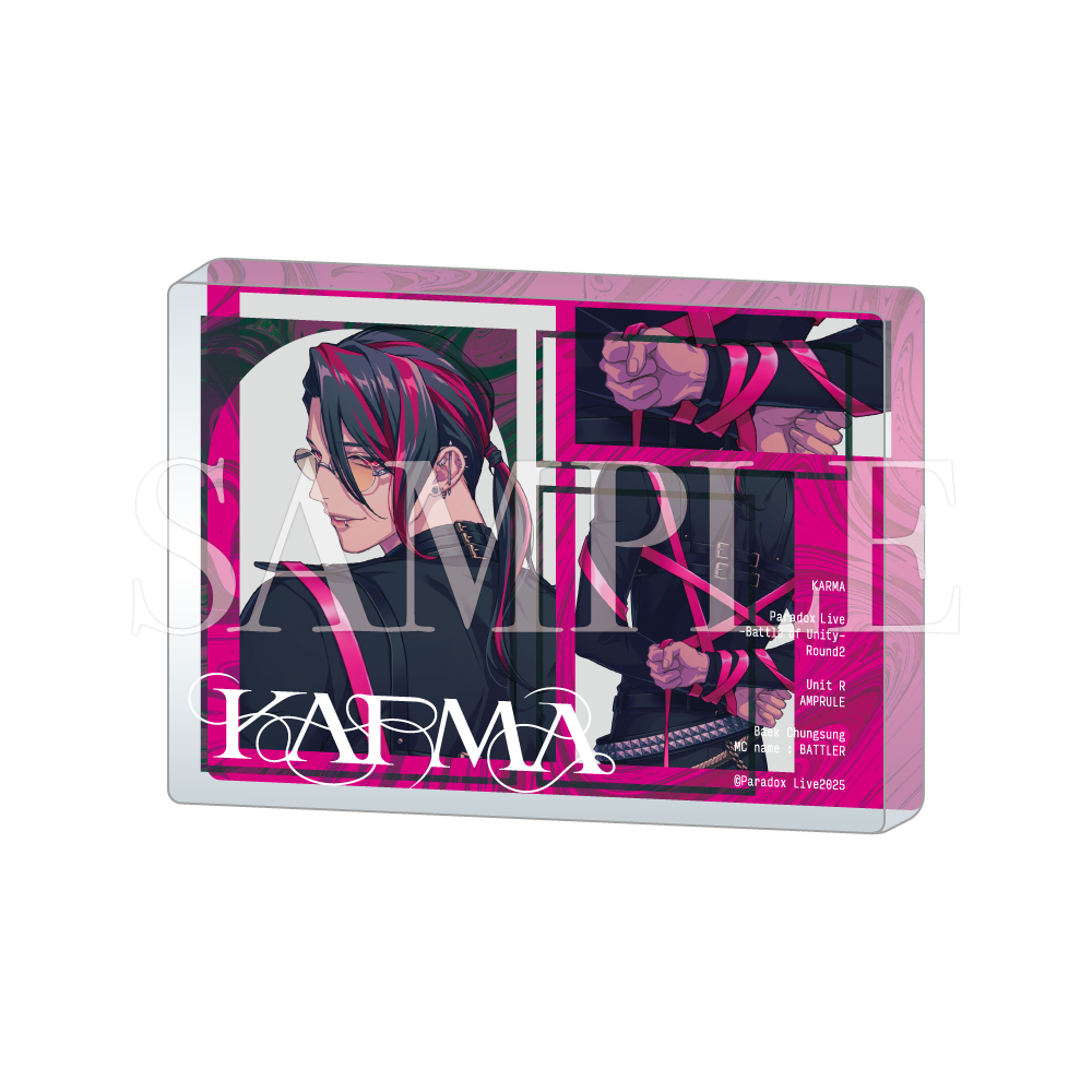 火将ロシエル アクリルブロック Paradox Live KARMA アクリルブロック – GCRESTORE ジークレストア