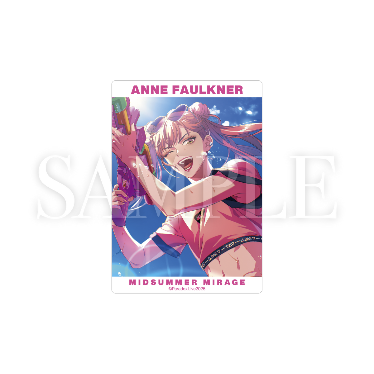 Paradox Live 真夏の幻影 ミニクリアカード Ver.1 – GCRESTORE ジーク Paradox Live 真夏の幻影 ミニクリアカード Ver.1 – GCRESTORE ジーク