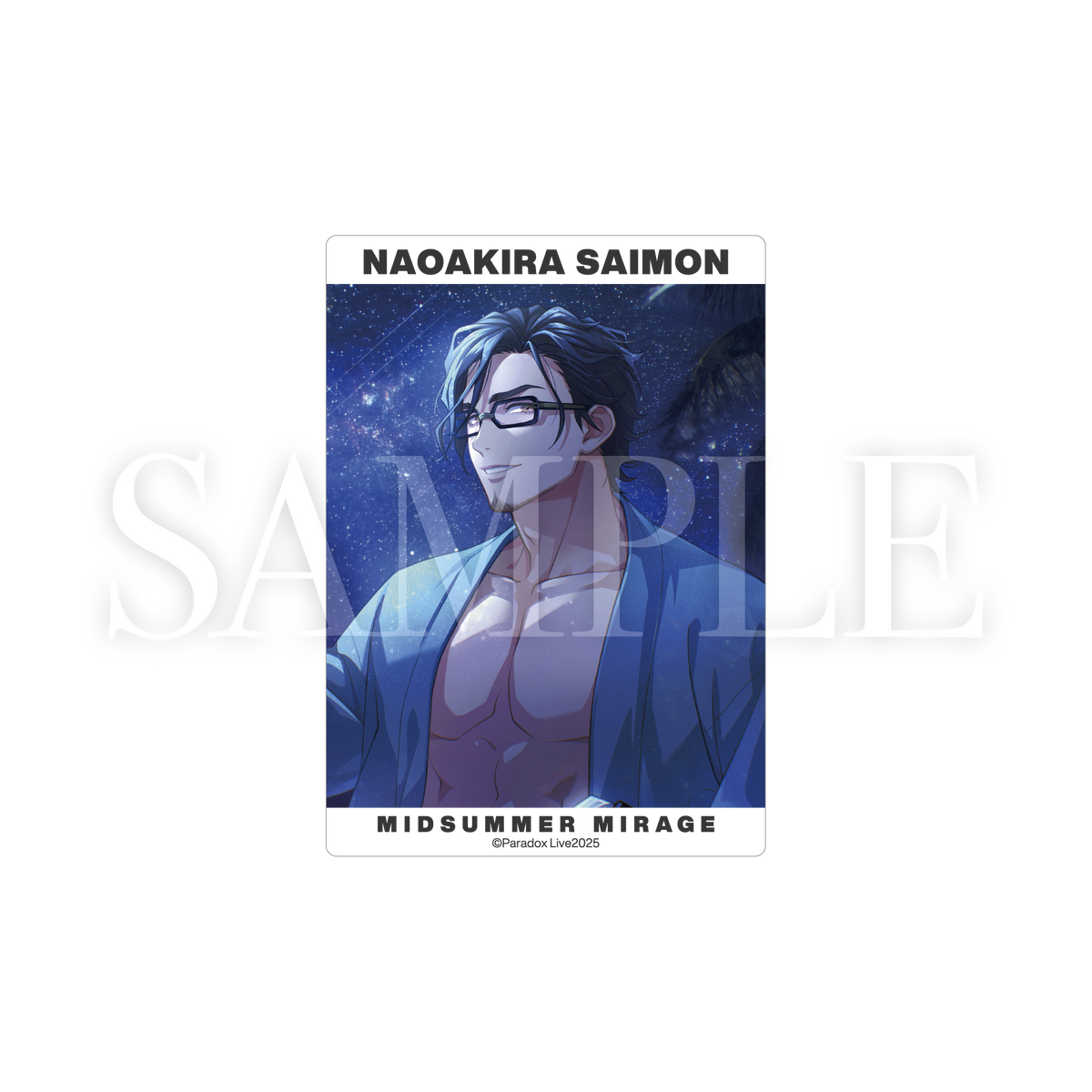 Paradox Live 真夏の幻影 ミニクリアカード Ver.1 – GCRESTORE ジーク Paradox Live 真夏の幻影 ミニクリアカード Ver.1 – GCRESTORE ジーク