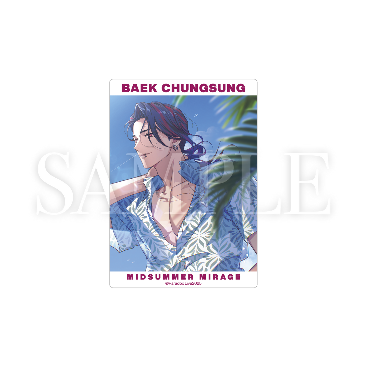 Paradox Live 真夏の幻影 ミニクリアカード Ver.2 – GCRESTORE ジーク Paradox Live 真夏の幻影 ミニクリアカード Ver.2 – GCRESTORE ジーク
