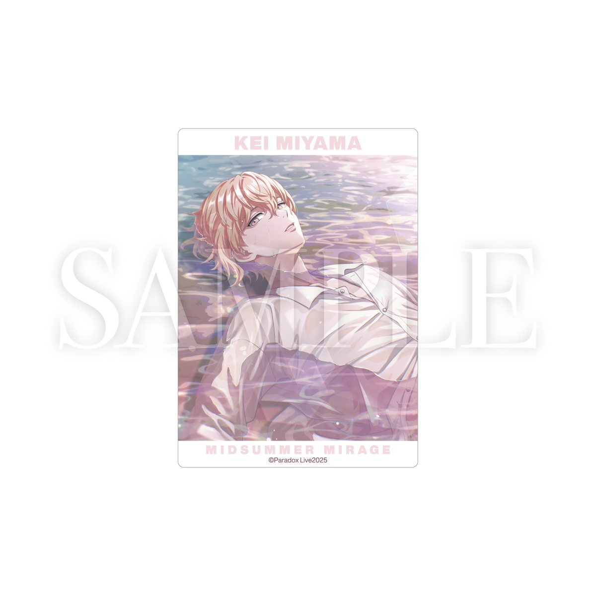Paradox Live 真夏の幻影 ミニクリアカード Ver.2 – GCRESTORE ジーク Paradox Live 真夏の幻影 ミニクリアカード Ver.2 – GCRESTORE ジーク