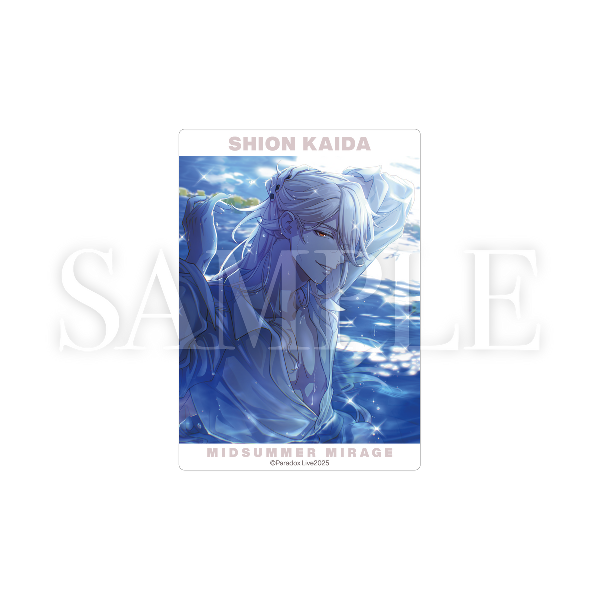 Paradox Live 真夏の幻影 ミニクリアカード Ver.2 – GCRESTORE ジーク Paradox Live 真夏の幻影 ミニクリアカード Ver.2 – GCRESTORE ジーク