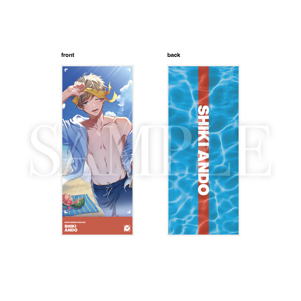 Paradox Live 真夏の幻影 ボトル付きスローガン Ver.1 Paradox Live 真夏の幻影 ボトル付きスローガン Ver.1