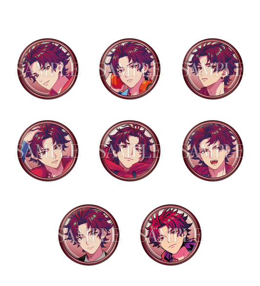 Paradox Live Artist can badge Allen Sugasano Ver.B (blinds)