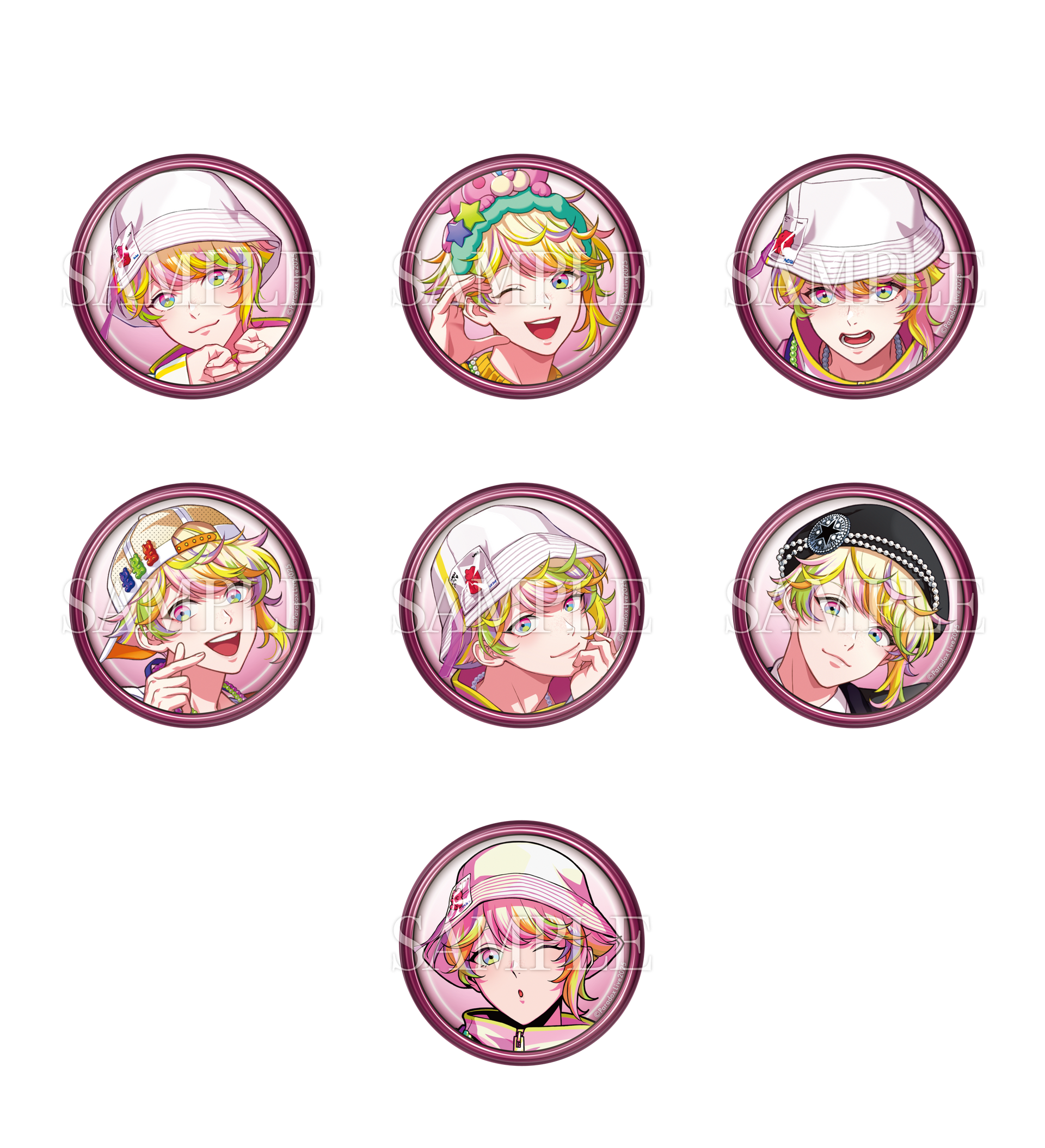 三洲寺甘太郎 缶バッジ ver.52 パララブカンパニー パラライ Paradox Live アーティスト別缶バッジ 三洲寺 甘太郎（ブラインド