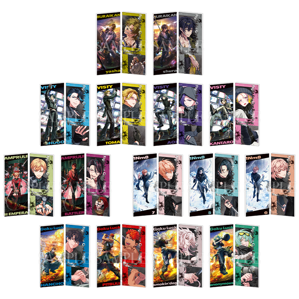 アイテム追加★KINGDOM ガチャ　レアクッション & フォトカード Paradox Live 6th Anniversary アクリル屏風セット Ver.2 – GCRESTORE