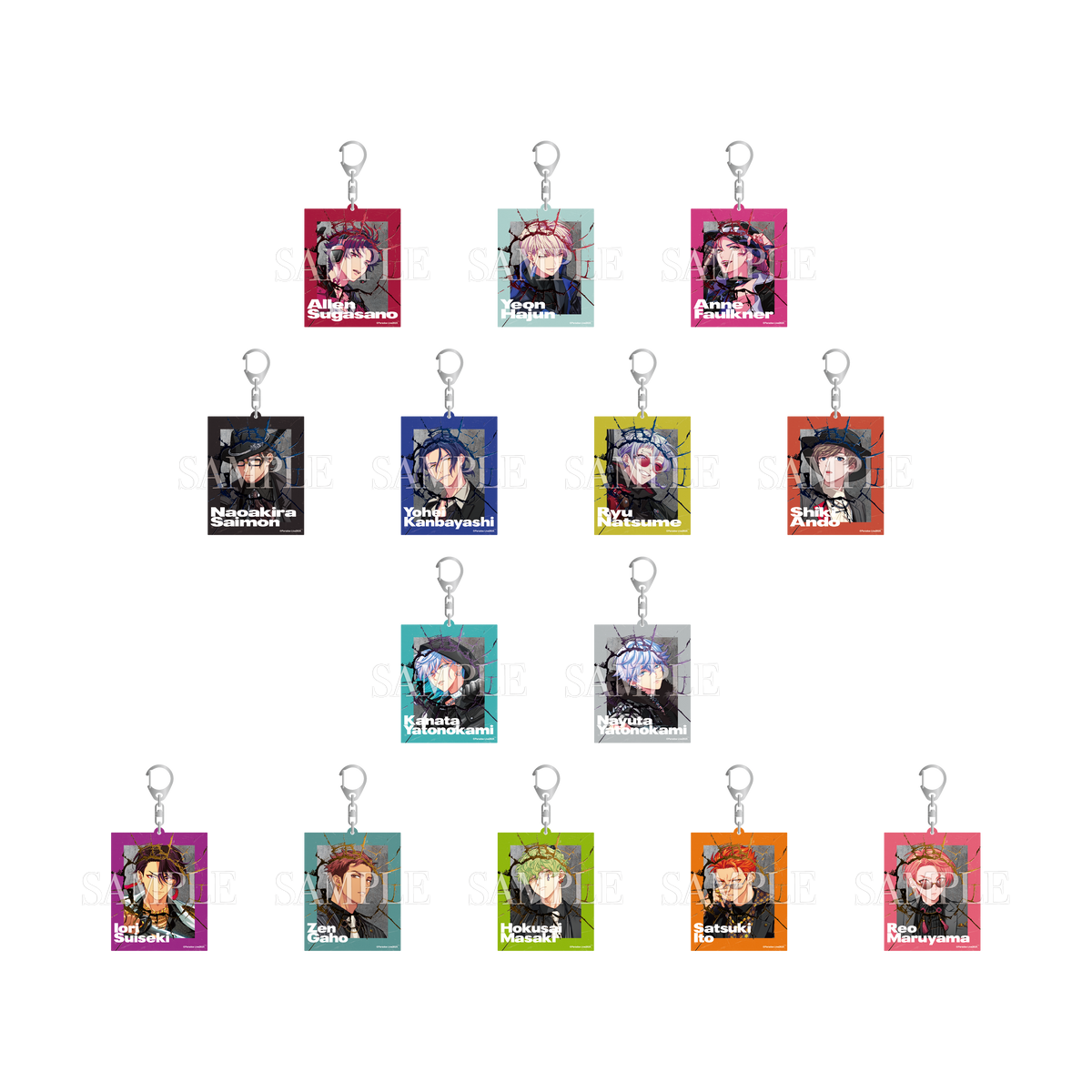 Paradox Live 6th Anniversary アクリルキーホルダー Ver.1 Paradox Live 6th Anniversary アクリルキーホルダー Ver.1