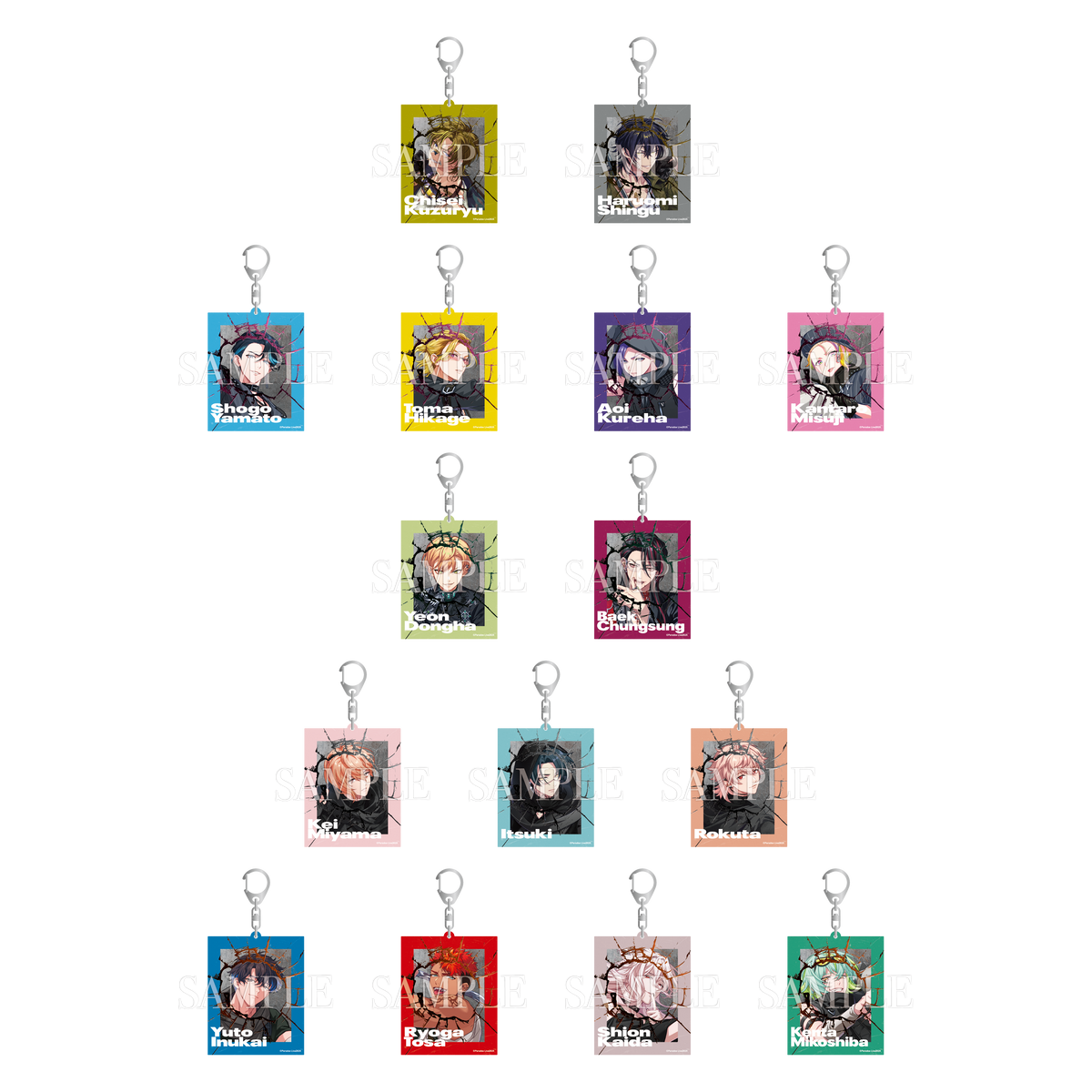 Paradox Live 6th Anniversary アクリルキーホルダー Ver.2 Paradox Live 6th Anniversary アクリルキーホルダー Ver.2