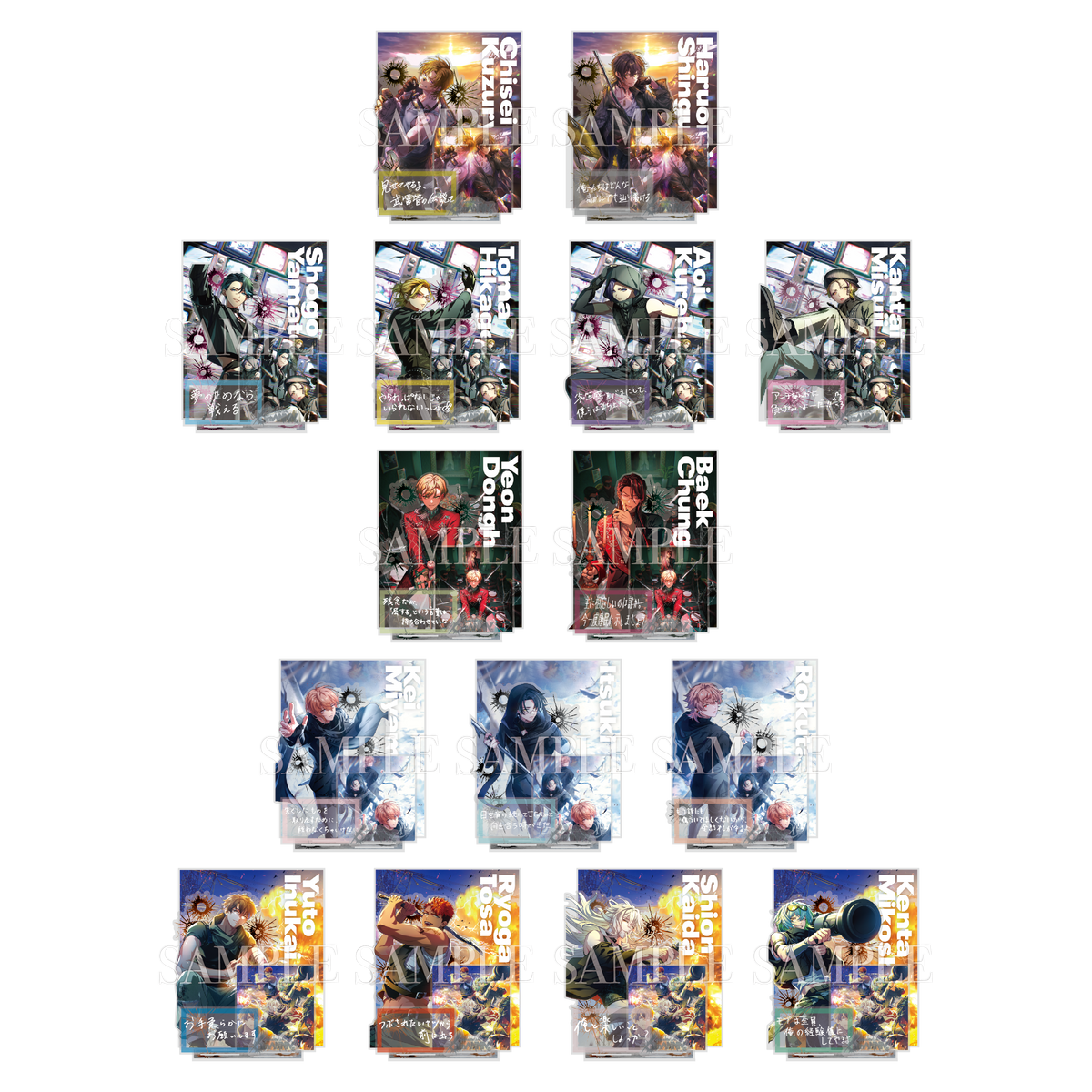 Paradox Live 6th Anniversary ビッグジオラマアクリル Ver.2 Paradox Live 6th Anniversary ビッグジオラマアクリル Ver.2