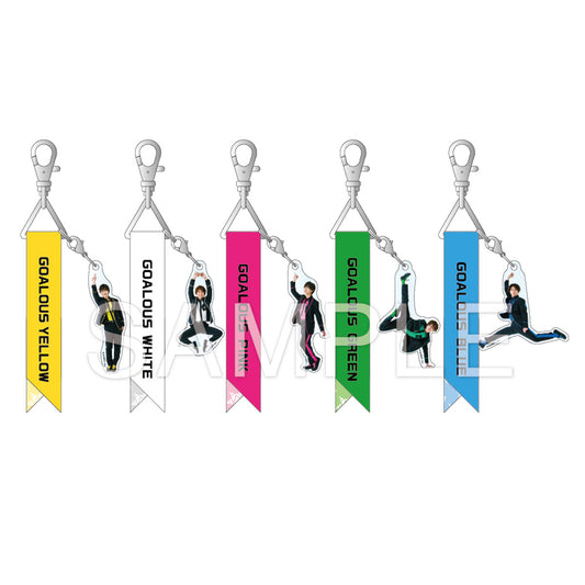 GOALOUS5 Acrylic key chain with a ribon charm