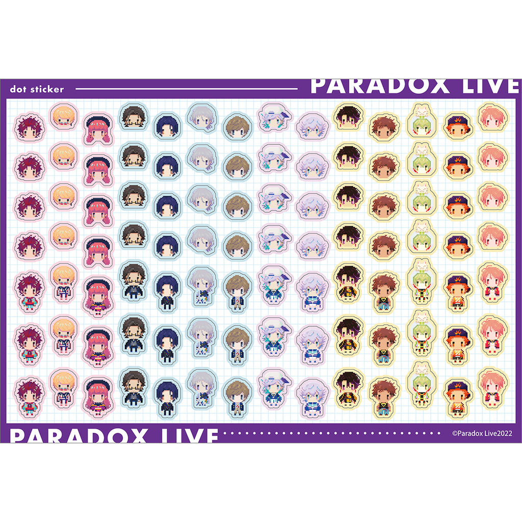 Paradox Live ドットアート デコレーションステッカーVer.1