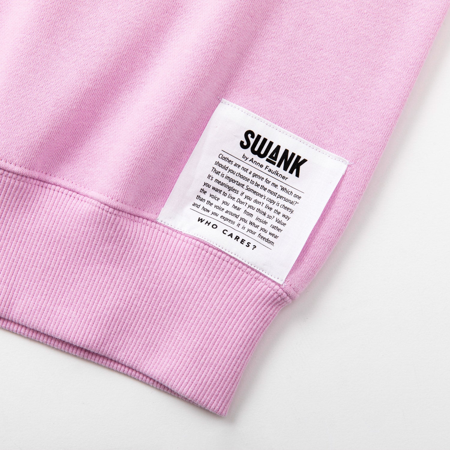 SWANK LOGO SWEATSHIRT PINK – GCRESTORE ジークレストア