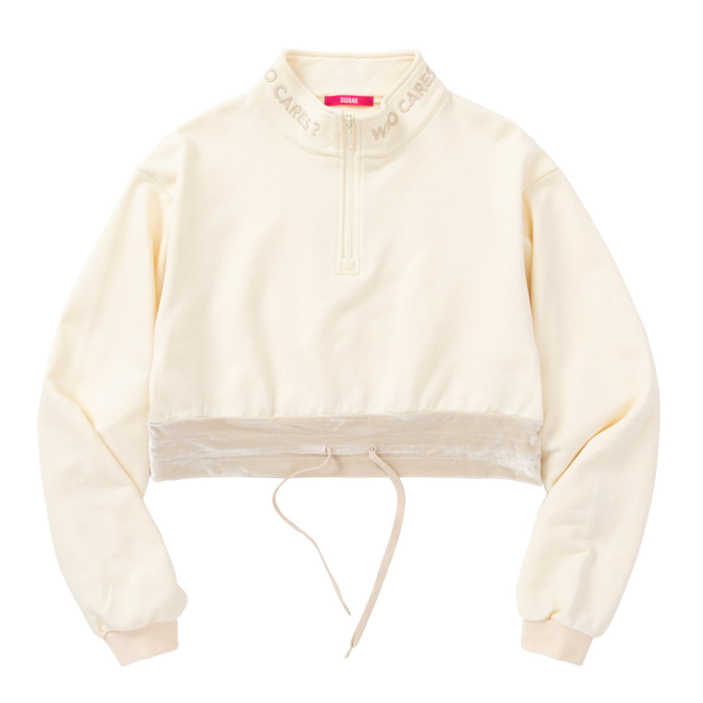 SWANK HALF ZIP SWEATSHIRT