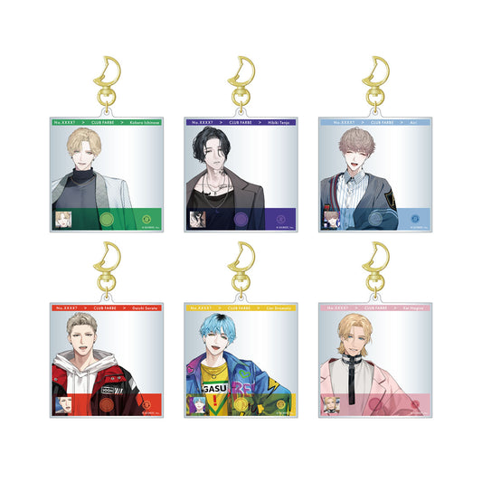 No.XXXX? (Number X) Photo -style acrylic key chain