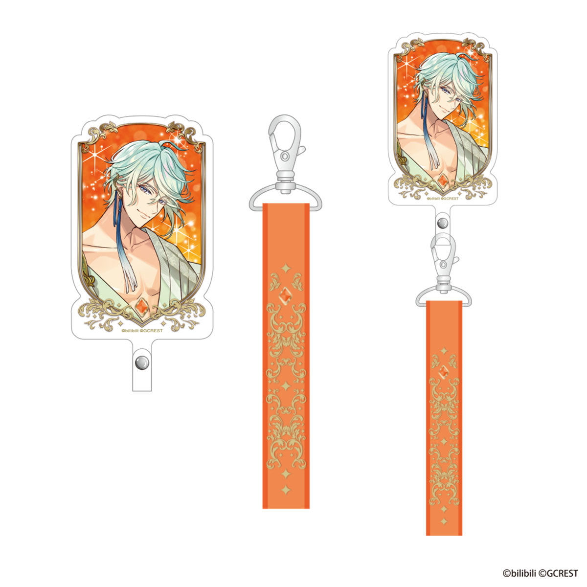 夢職人と忘れじの黒い妖精 フォンタブ＆ストラップセット 常花