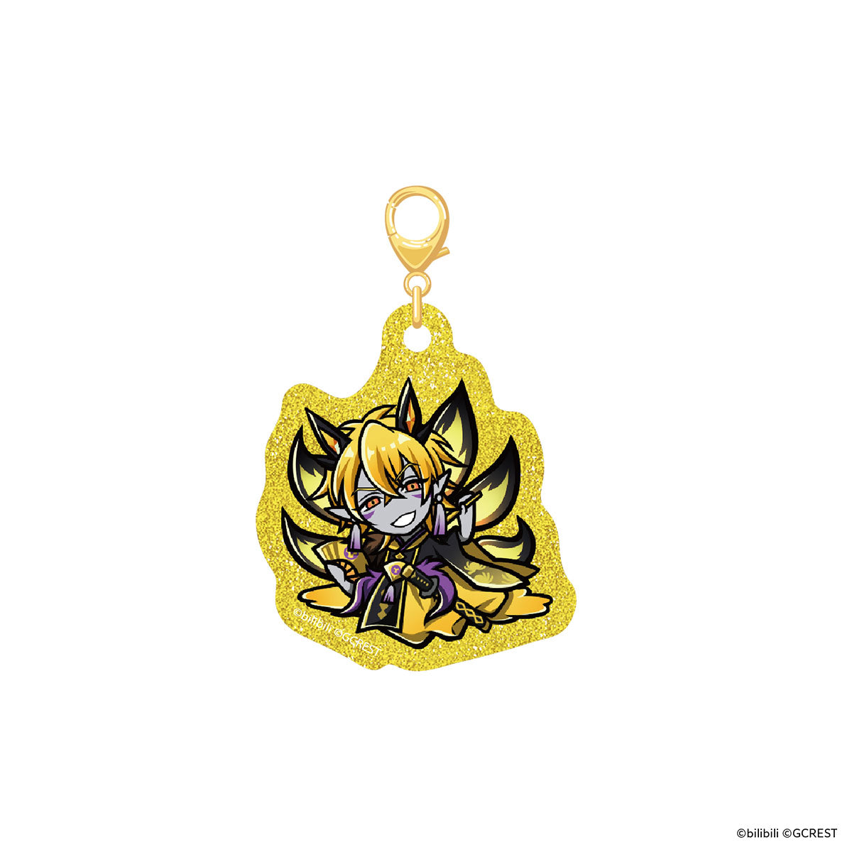 夢職人と忘れじの黒い妖精 ラメアクリルチャーム – GCRESTORE
