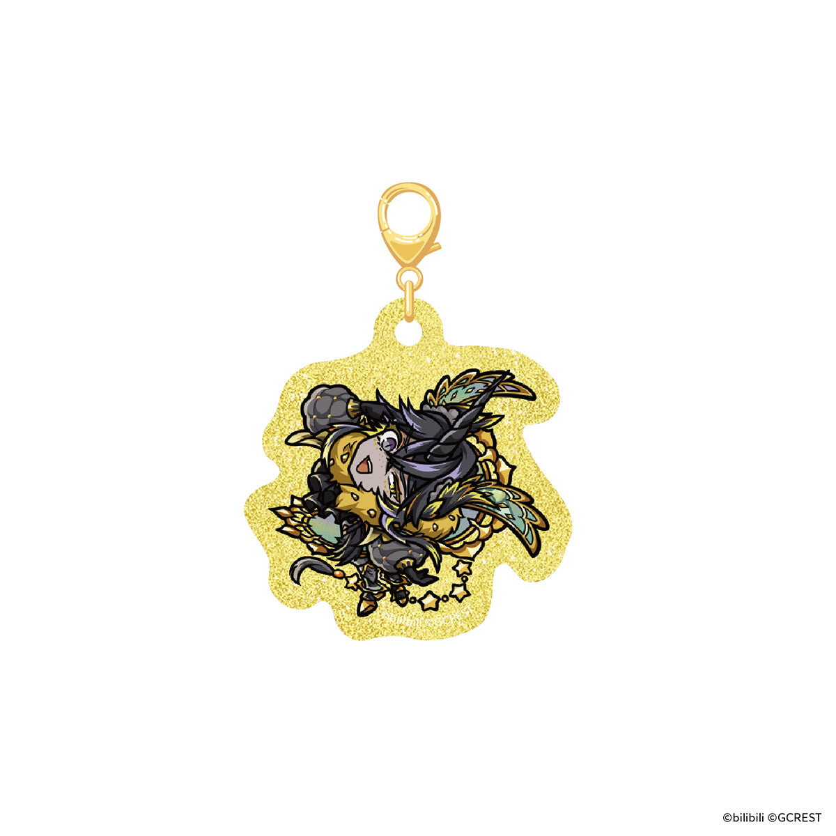 夢職人と忘れじの黒い妖精 ラメアクリルチャーム – GCRESTORE