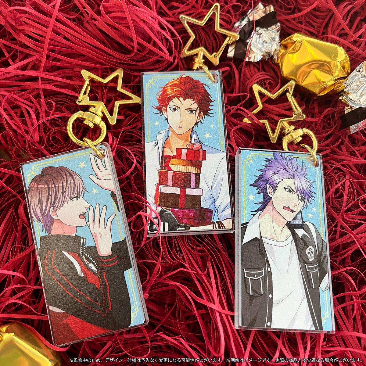 ボーイフレンド（仮） 板チョコ風アクリルキーホルダー