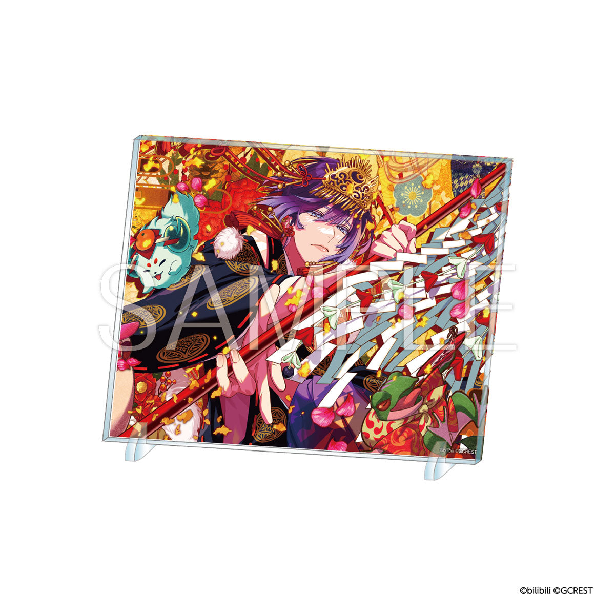 夢職人と忘れじの黒い妖精 新春万福・幸う年を君と アクリルパネル