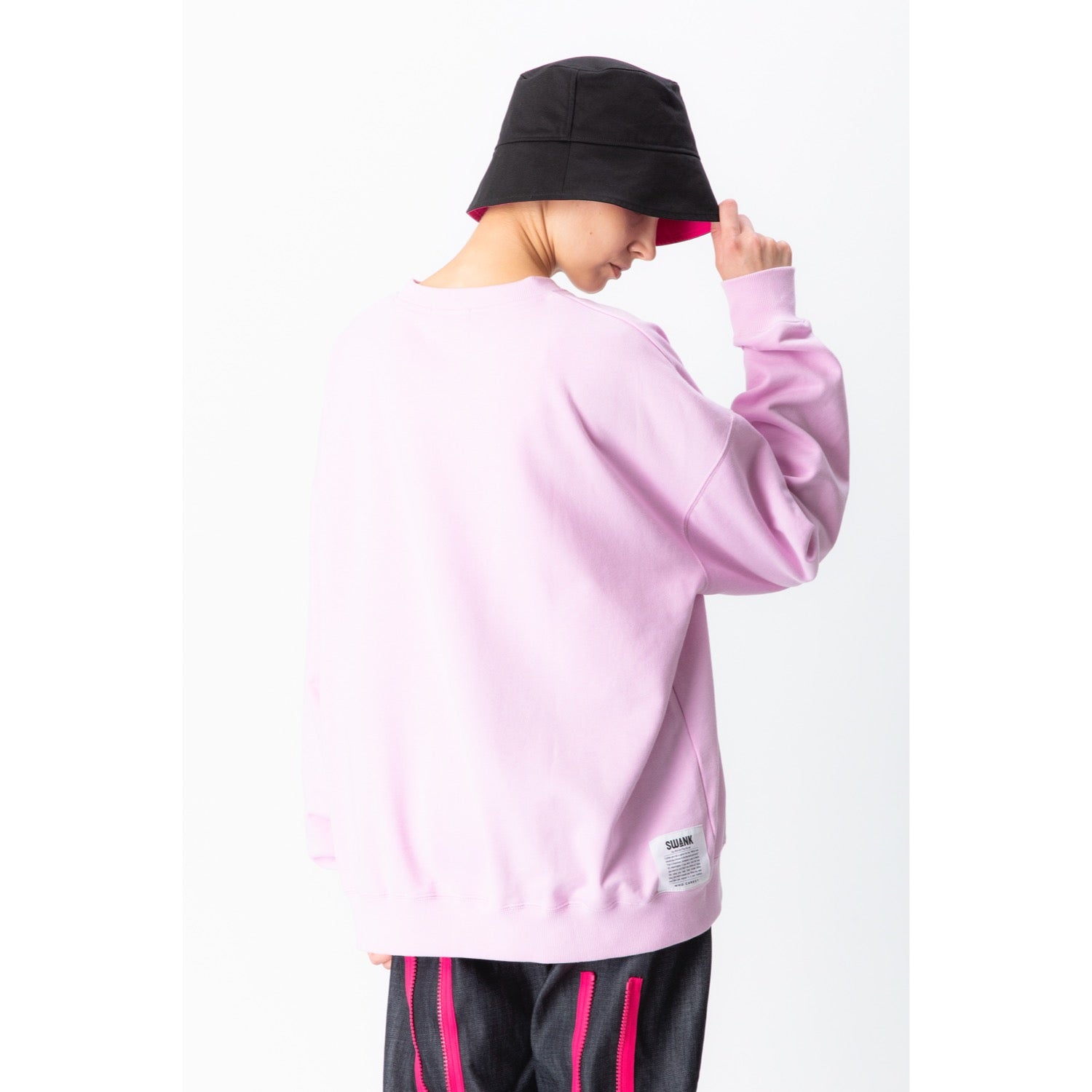 SWANK LOGO SWEATSHIRT PINK – GCRESTORE ジークレストア